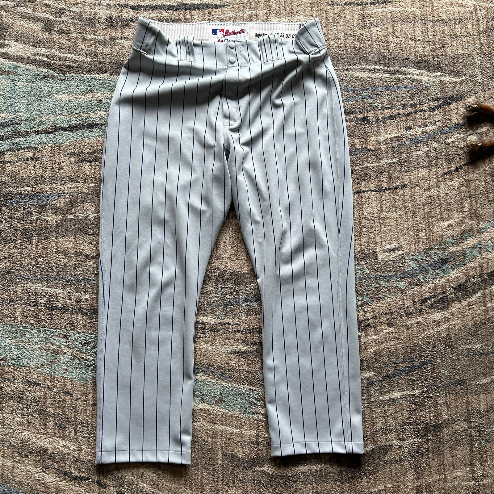 Majestic Authentic Jorge Julio Colorado Rockies 2007 Game Worn Baseball Pants