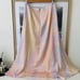Vince rainbow wash drape satin midi skirt