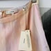 Vince rainbow wash drape satin midi skirt