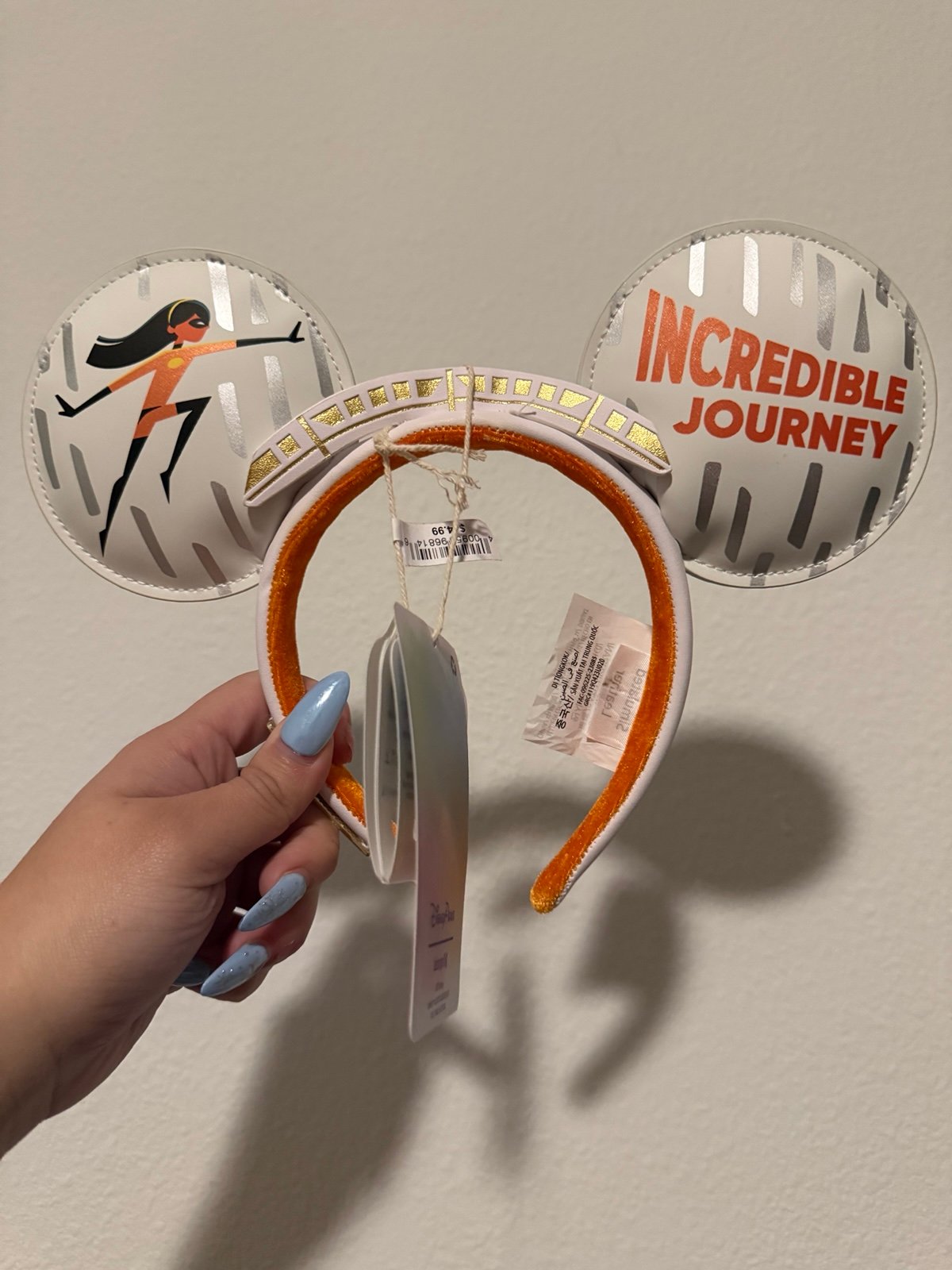 WDW Disney Incredibles Monorail Contemporary Resort Themed Minnie Ears Headband