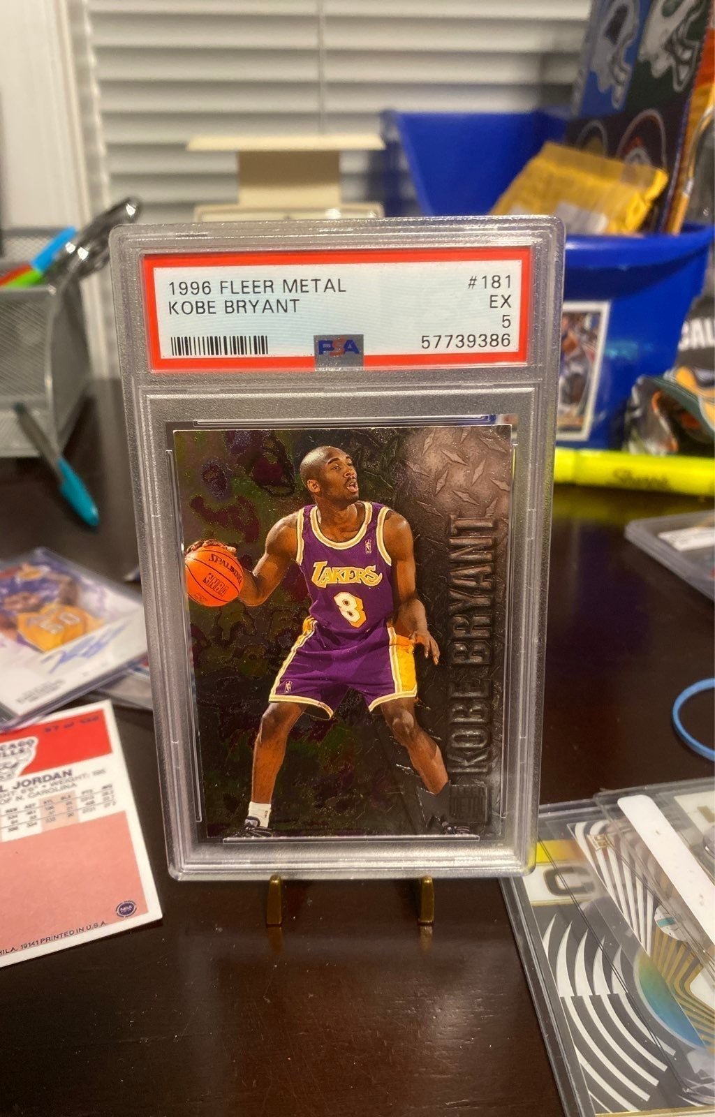 Kobe Bryant Rookie Card #181 Fleer Metal