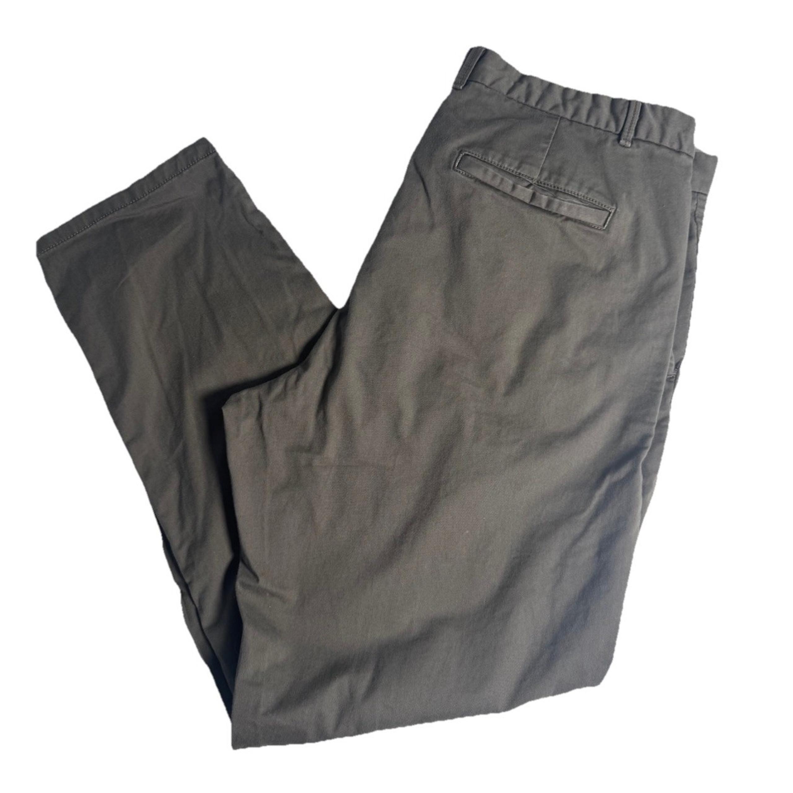 Gap Women's Chino Pants Olive Green Khakis 18 Long Ankle