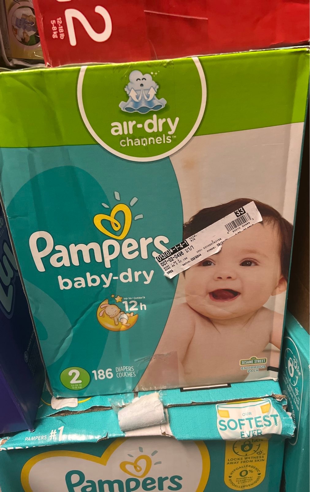 pampers