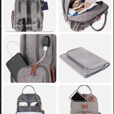 Tiny Orca Multifunctional Diaper Bag
