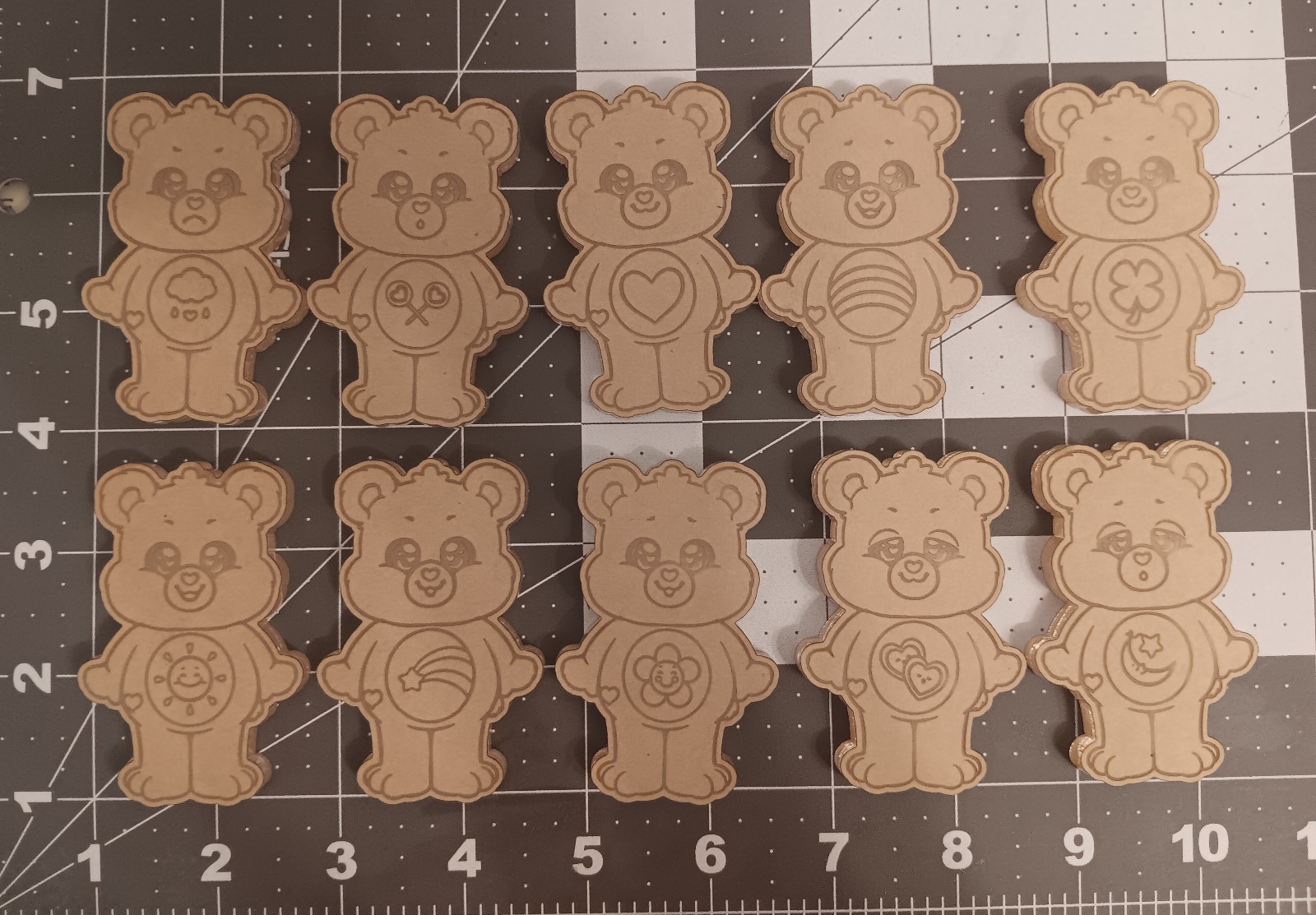 Care bear silicone mold