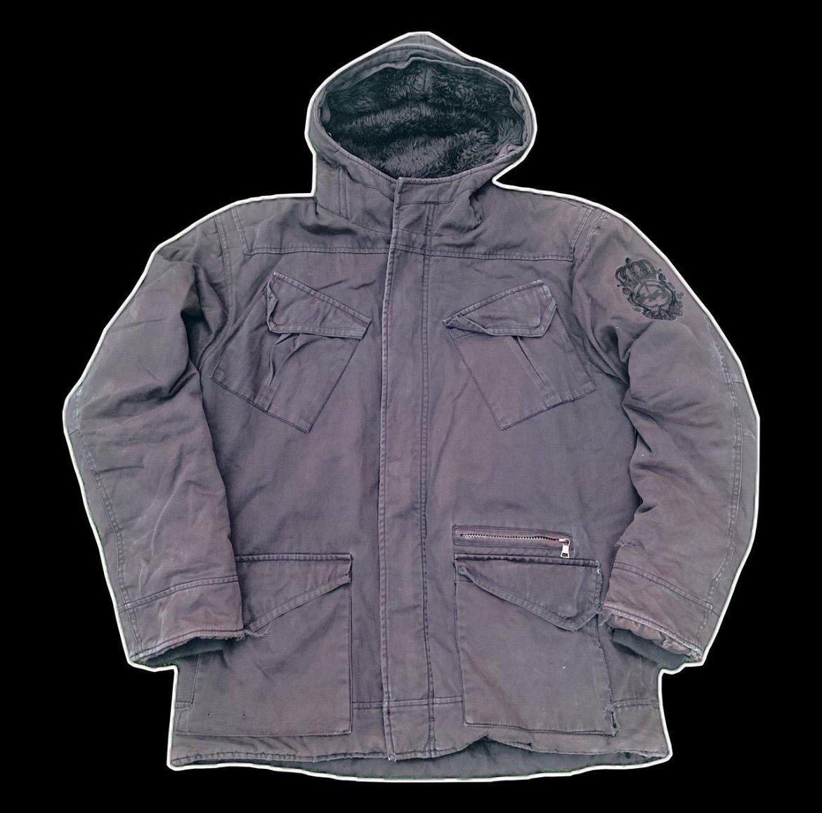 Vintage Carhartt J210 Brown Full Zip Canvas Hamilton Jacket