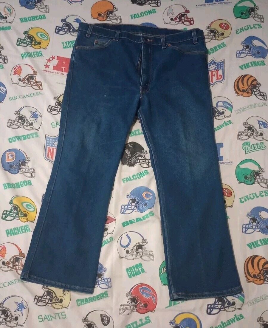 Vtg 80s Levis Orange Tab 517-0217 Denim Jeans Bootcut USA Made Measures 40x30