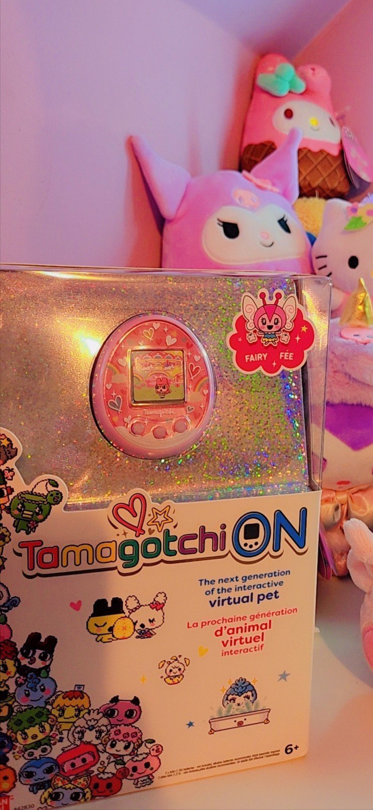Fairy Pink Tamagotchi On