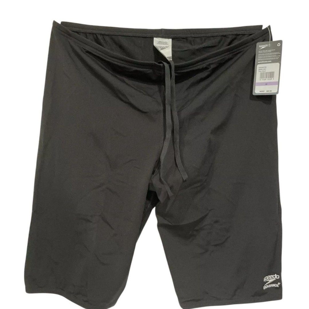 Speedo Men's Endurance+ Swim Race Jammer Waist 38 8805014 Black NIB Competition