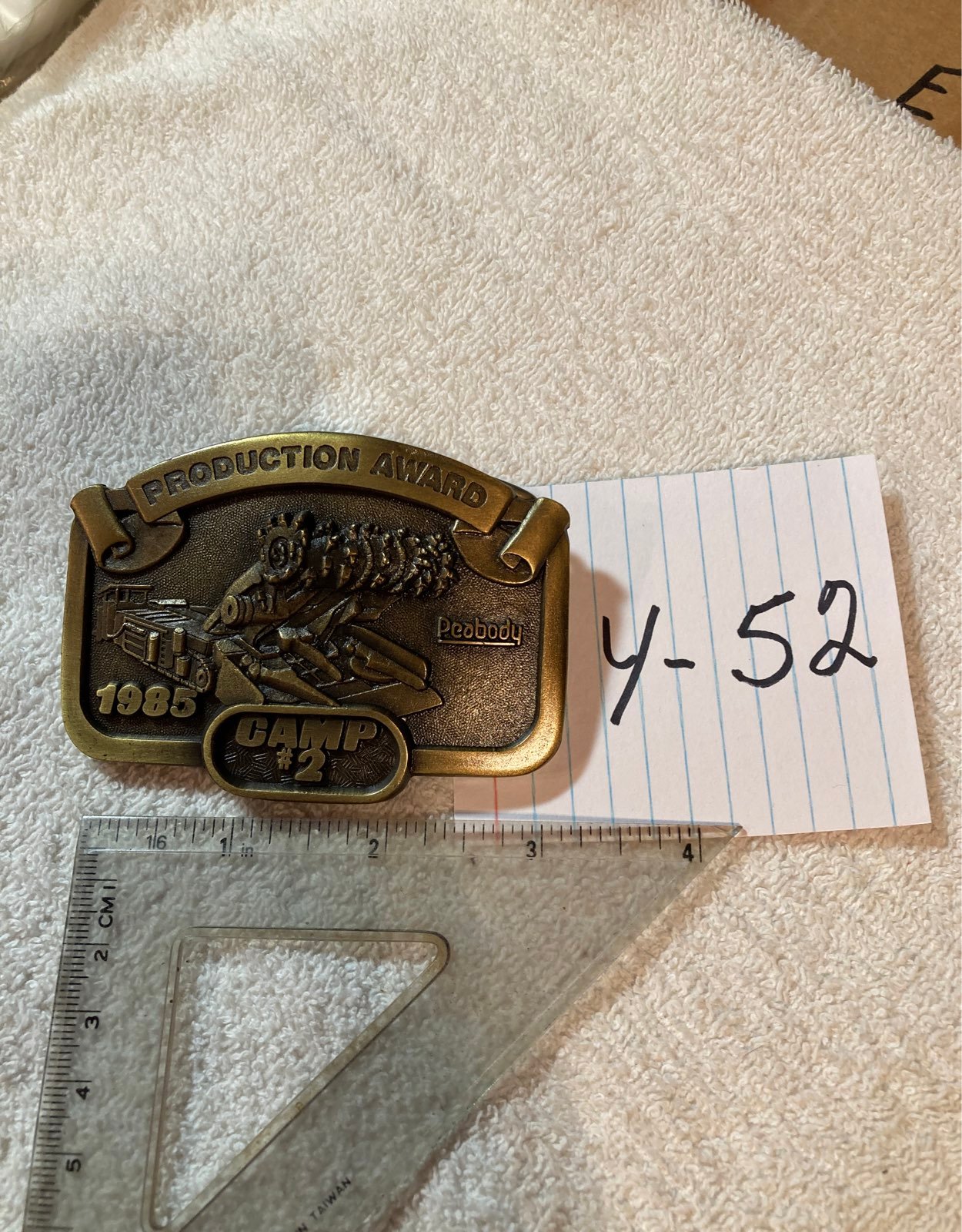 1985 Peabody ~ Rare ~ Belt Buckle ~ Limited Edition 1 of 425 