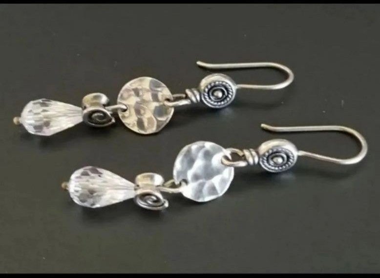 Silpada Sterling Silver & Zirconia Earrings