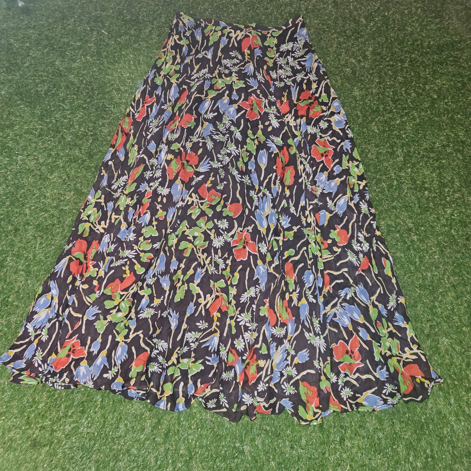Anthropologie Denise A-Line Maxi Skirt