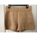 Everlane The Cozy Stretch Short Ribbed Knit Micro Shorts Carmel Size Large. Soft