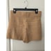 Everlane The Cozy Stretch Short Ribbed Knit Micro Shorts Carmel Size Large. Soft