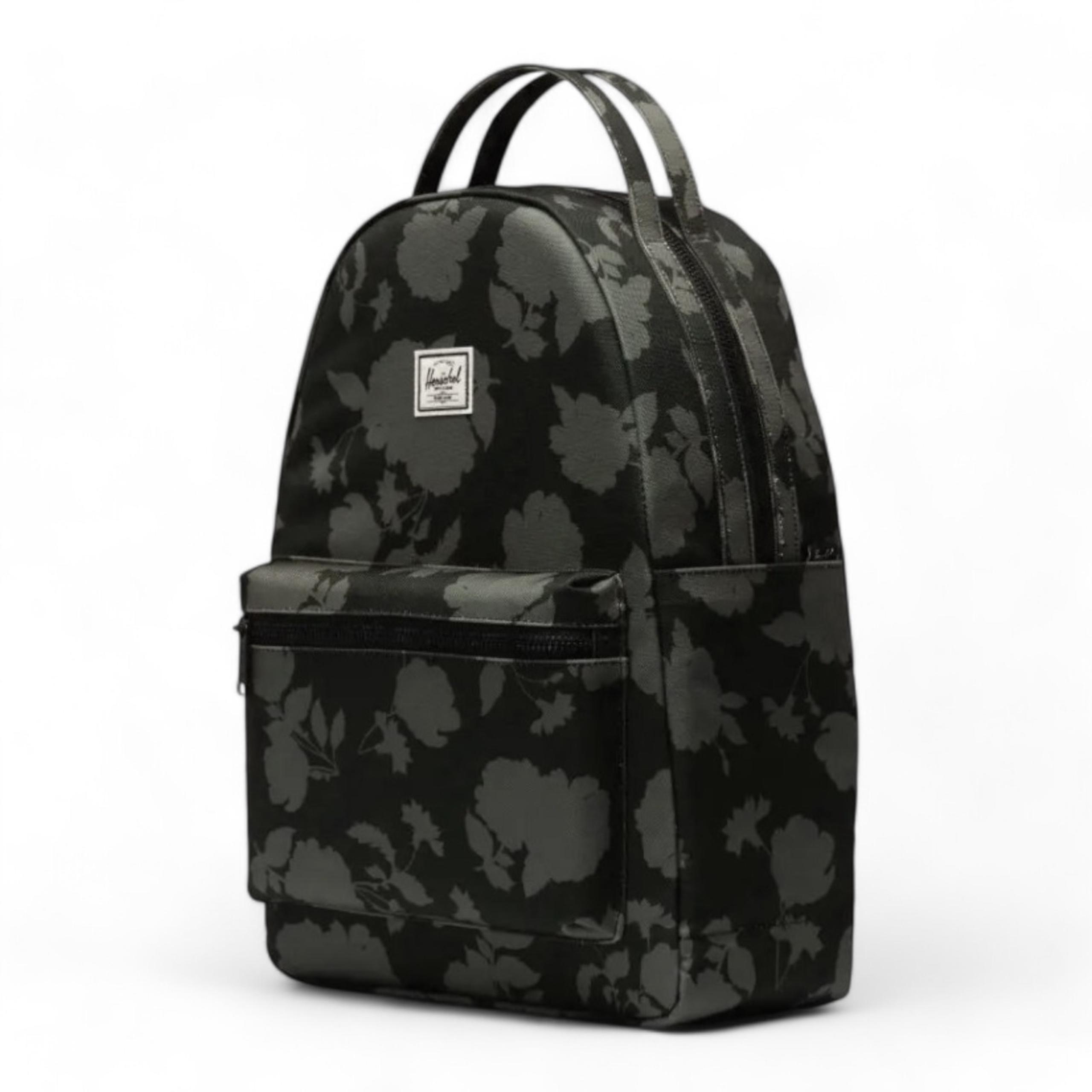 Herschel Supply Co. Nova Mid-Volume Shadow Floral Black/Grey Backpack Laptop Bag