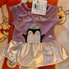 Build A Bear Hello Winter penguin outfit set