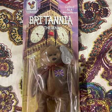 Beanie Babies Britannia The Bear