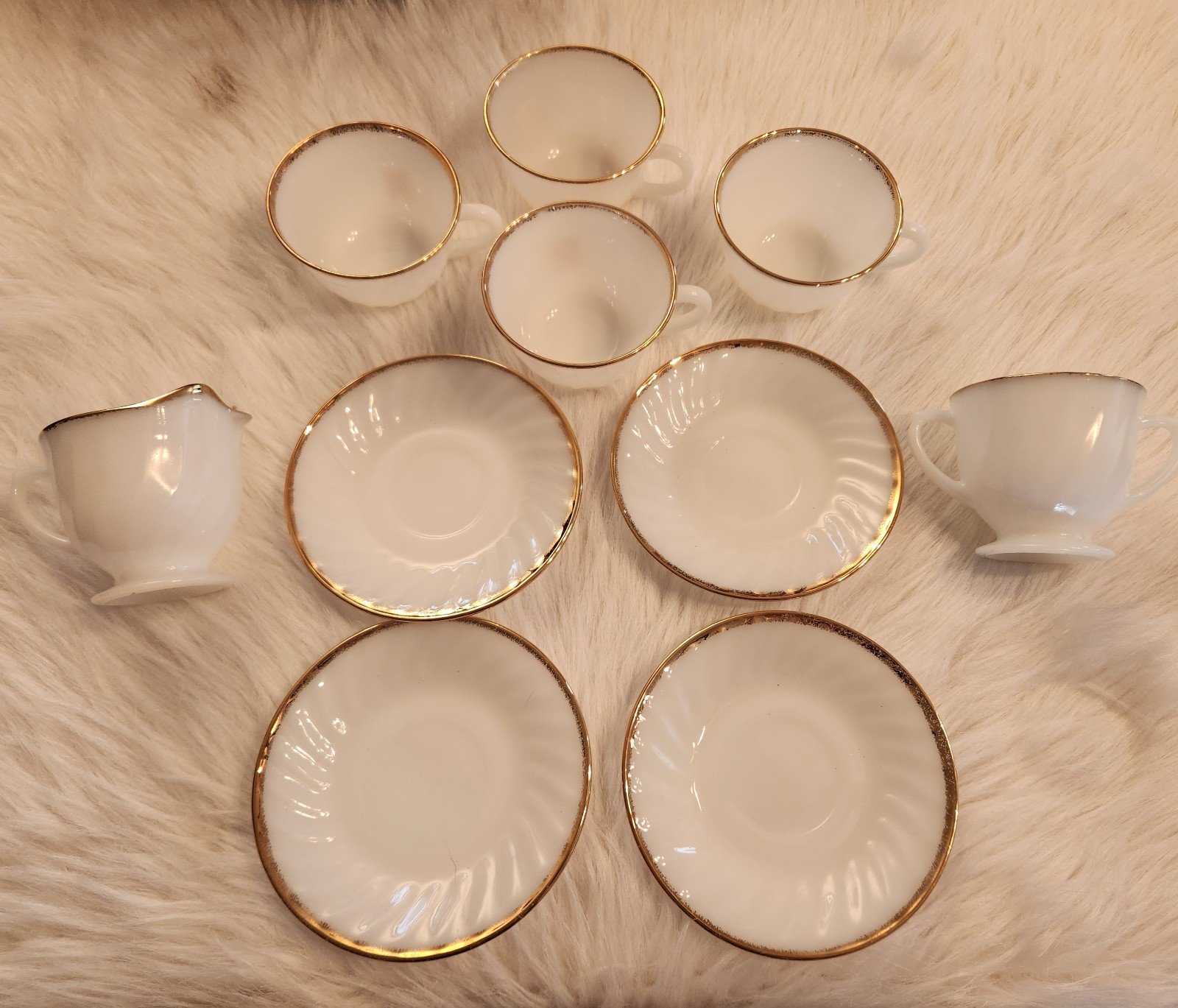 Vintage Anchor Hocking Fire King Dish 10 Piece Set