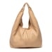 Laggo Nadia Leather Slouchy Hobo Shoulder Bag in Nude