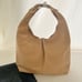 Laggo Nadia Leather Slouchy Hobo Shoulder Bag in Nude