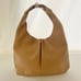 Laggo Nadia Leather Slouchy Hobo Shoulder Bag in Nude