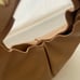 Laggo Nadia Leather Slouchy Hobo Shoulder Bag in Nude