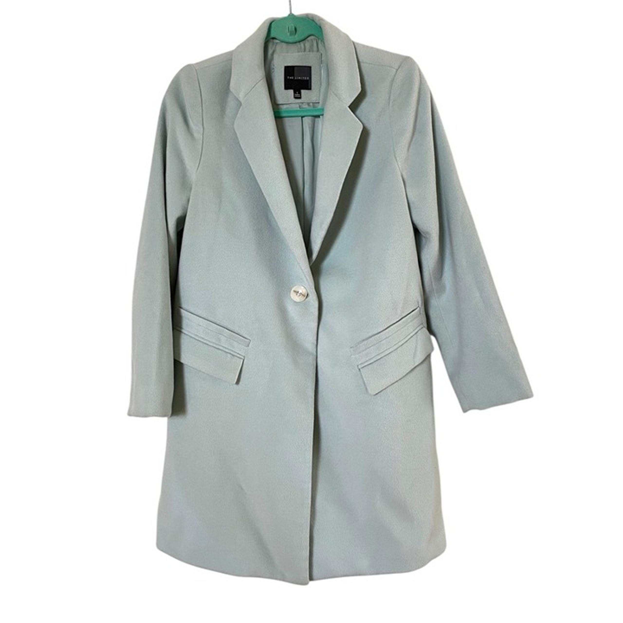 The Limited Womens Light Mint Green Spring Color Soft Peacoat Size S Small