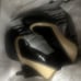 GEORGINA GOODMAN Daryl black/ beige peep-toe platform heel pumps sz 36