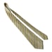 Charvet Metallic Gold w/ Silver Stripe Silk Neck Tie Mens Size 4 W 58 L