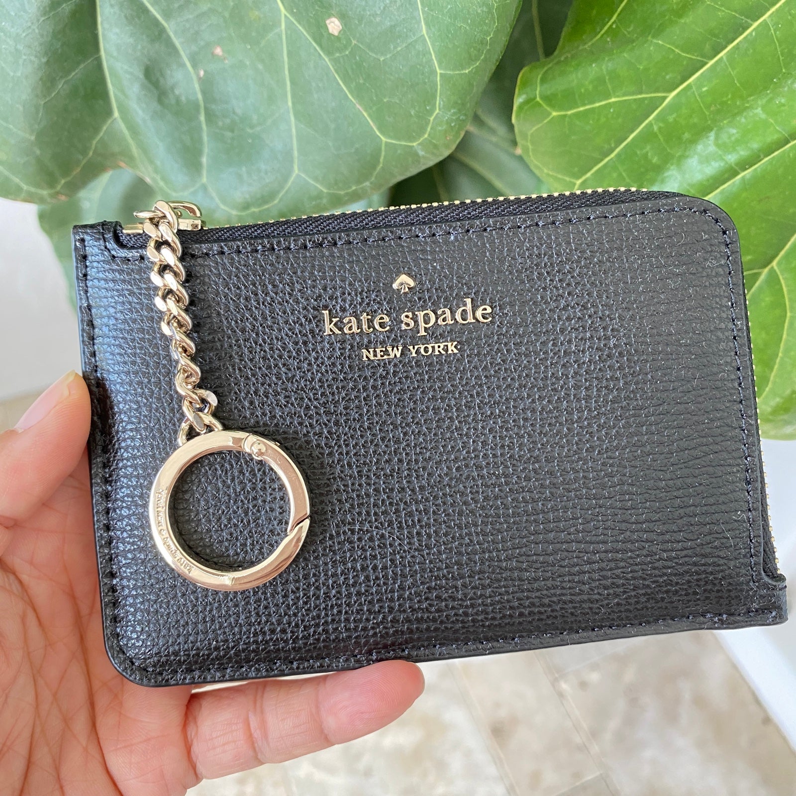 WLR001365 Kate Spade★Darcy Medium L Zip Card Holder