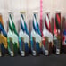 6 GLASS EMPTY BOTTLES OF CORONA BEER MEXICAN SOCCER LEAGUE TEAMS