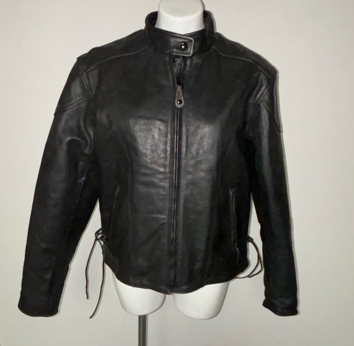 River road leather women’s motorcycle jacket size xxl Great used condition Sli