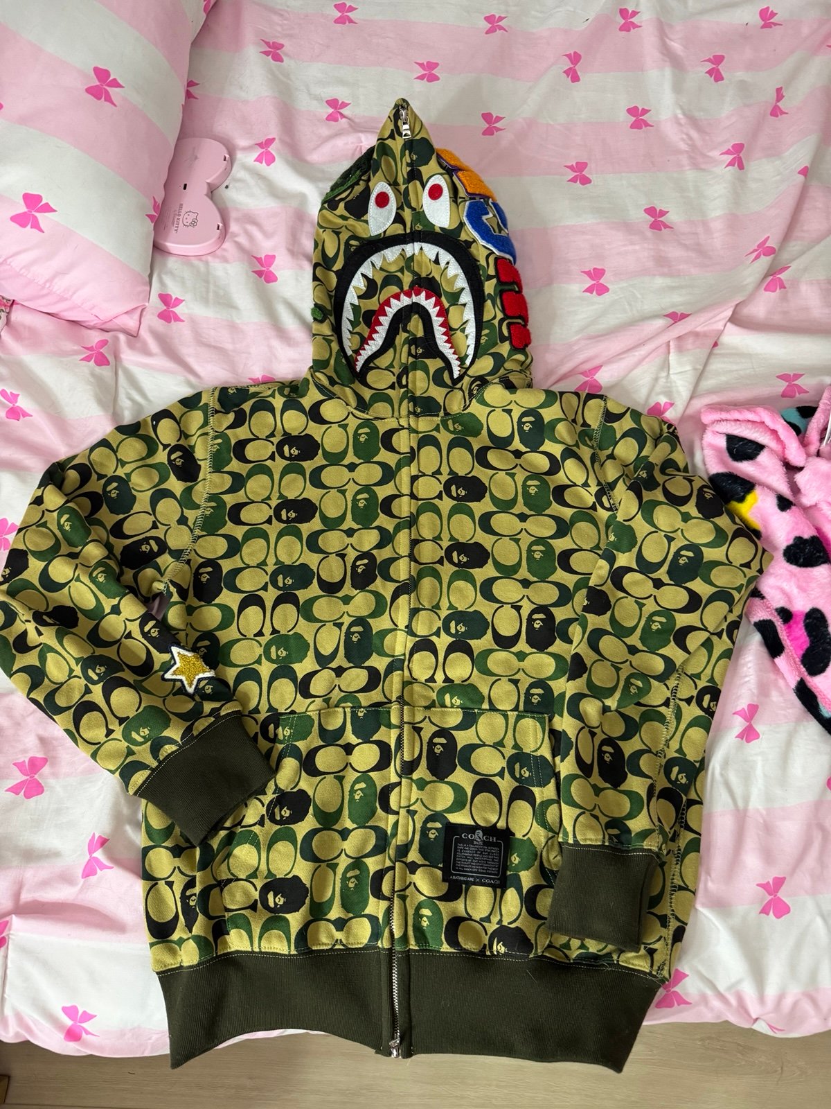 Bape X Coach Rexy Crewneck T Shirt Large New Releases