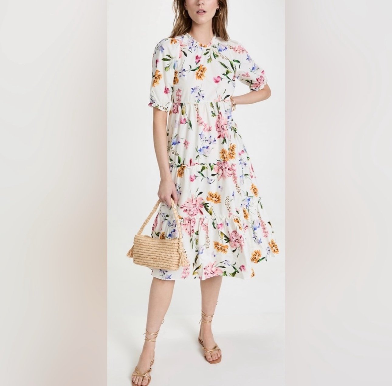 Generation Love Maria Peony midi dress
