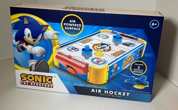Sonic Hedgehog Top Table Air Hockey