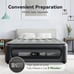 Air Mattress Queen with Built-in Pump 18 High, High-Speed Pump with Storage Bag