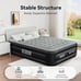 Air Mattress Queen with Built-in Pump 18 High, High-Speed Pump with Storage Bag