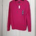 GAP Men's Sweater V neck long sleeves New Red Size large