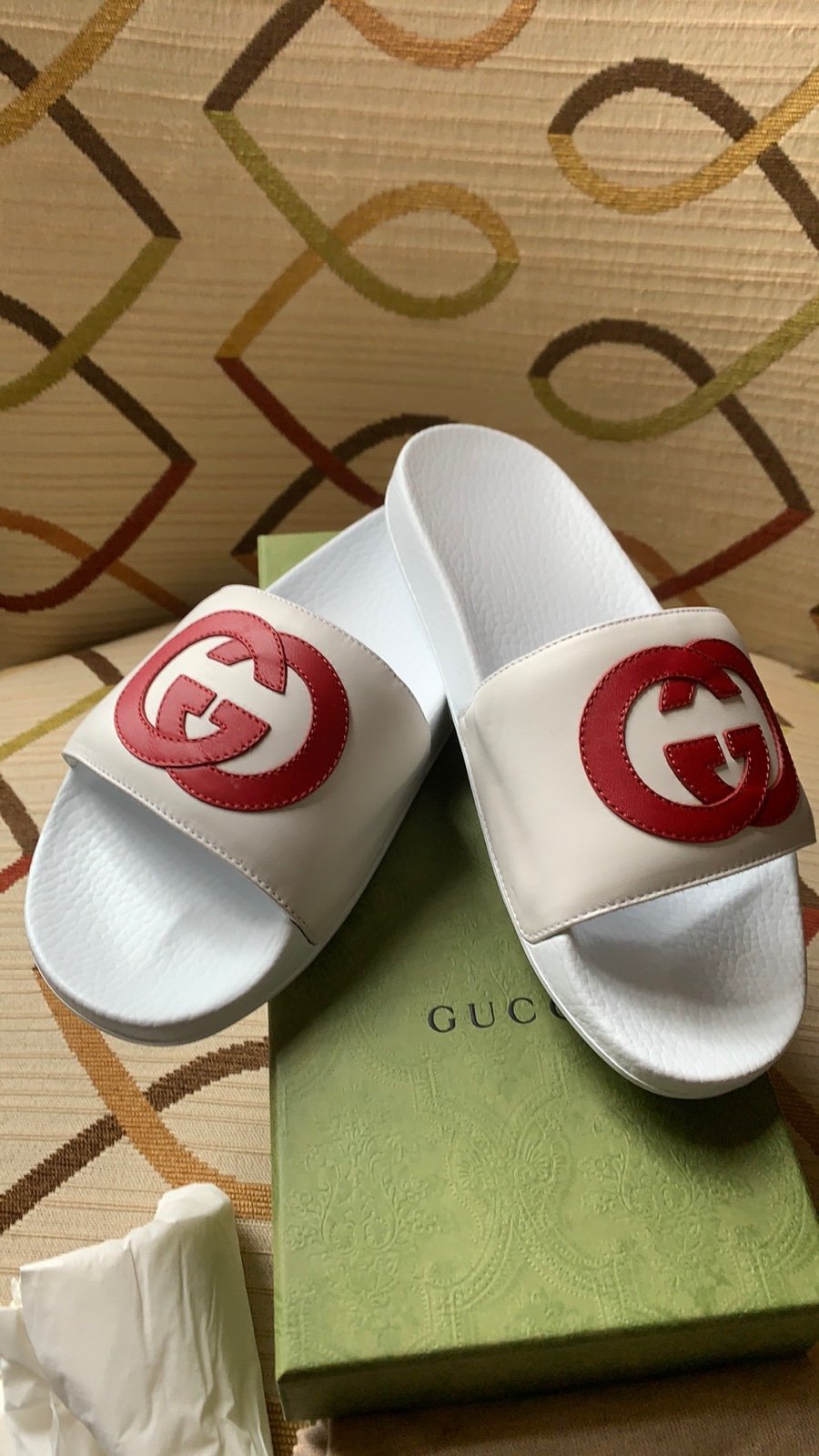 Auth. Gucci GG interlocking Logo white size 38(7/5)