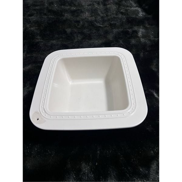 RETIRED Nora Fleming Melamine Bowl serving white cream