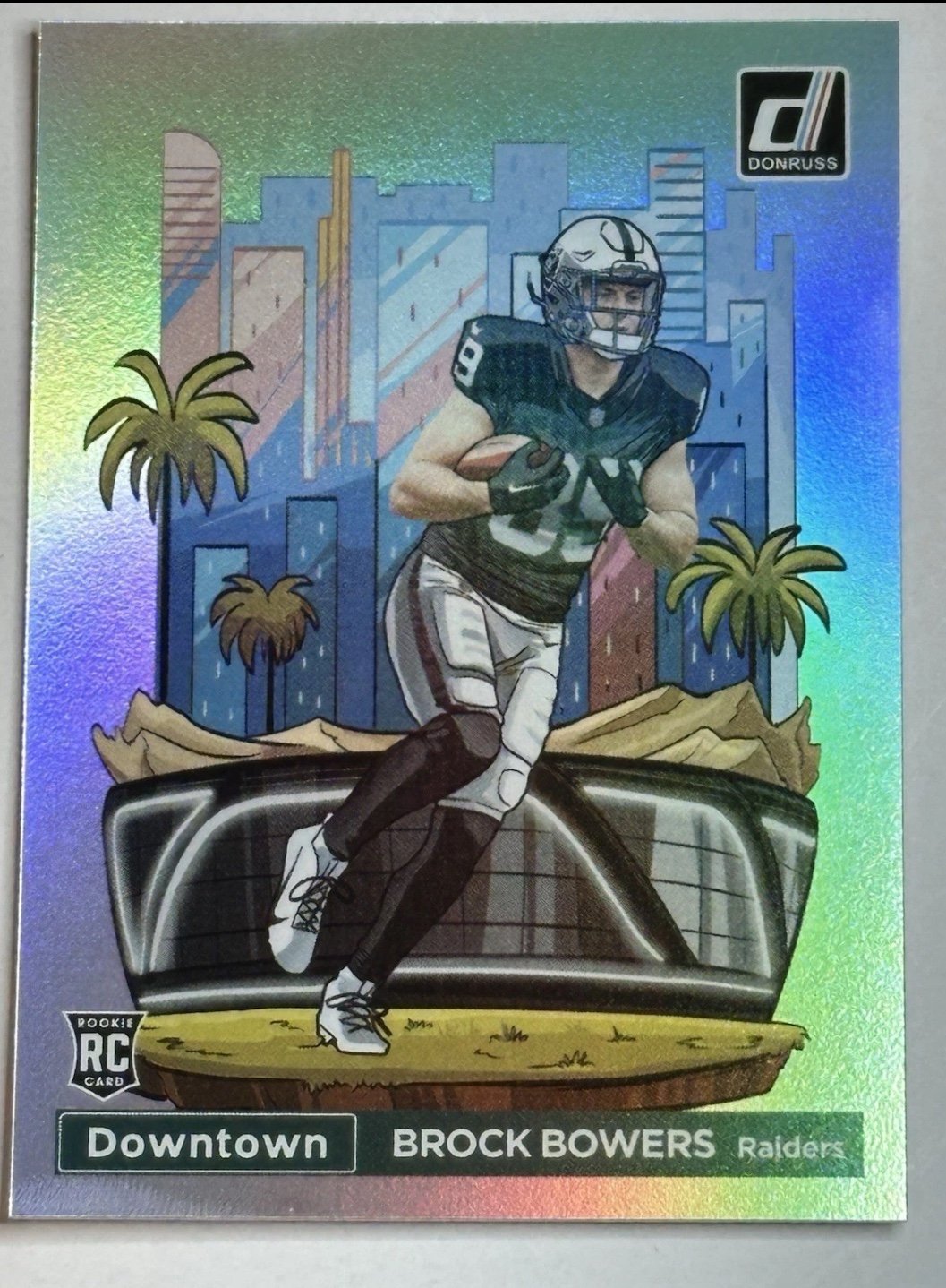 2024 Panini Donruss - Downtown! Brock Bowers #17 (RC)