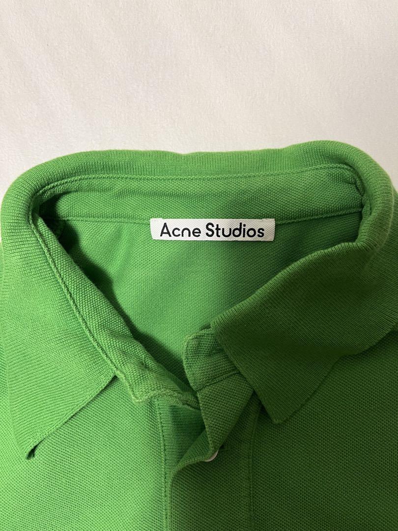ACNE STUDIOS Bubble Logo Polo, Rare XXS