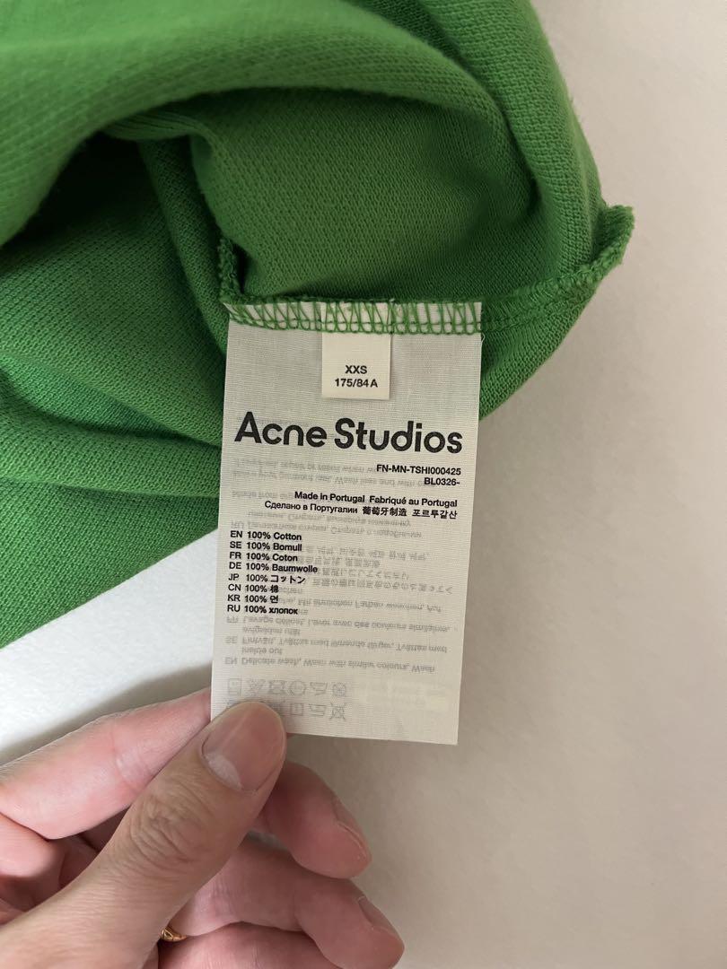 ACNE STUDIOS Bubble Logo Polo, Rare XXS