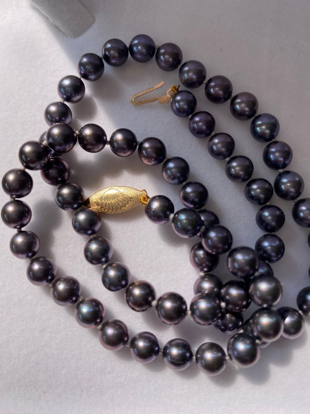 14k 585 Tahitian Pearl Necklace
