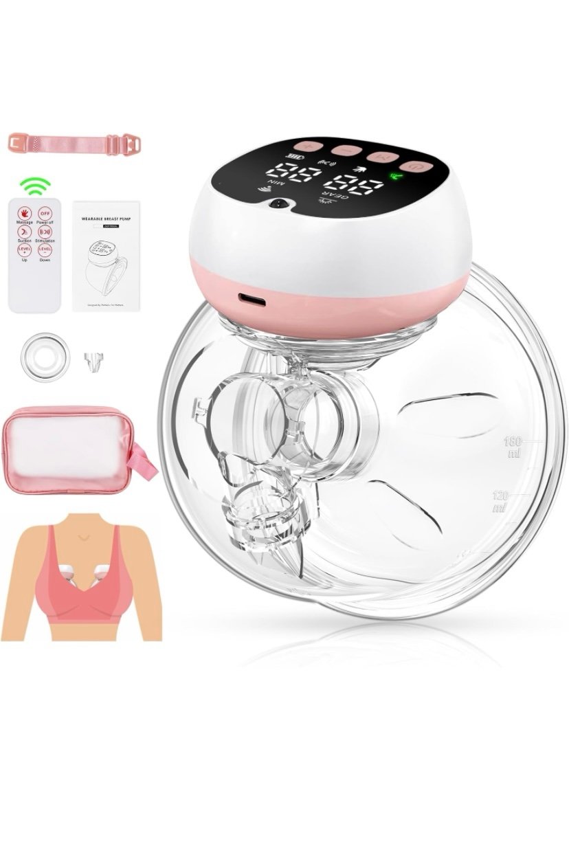 Hands Free Wearable Breast Pump