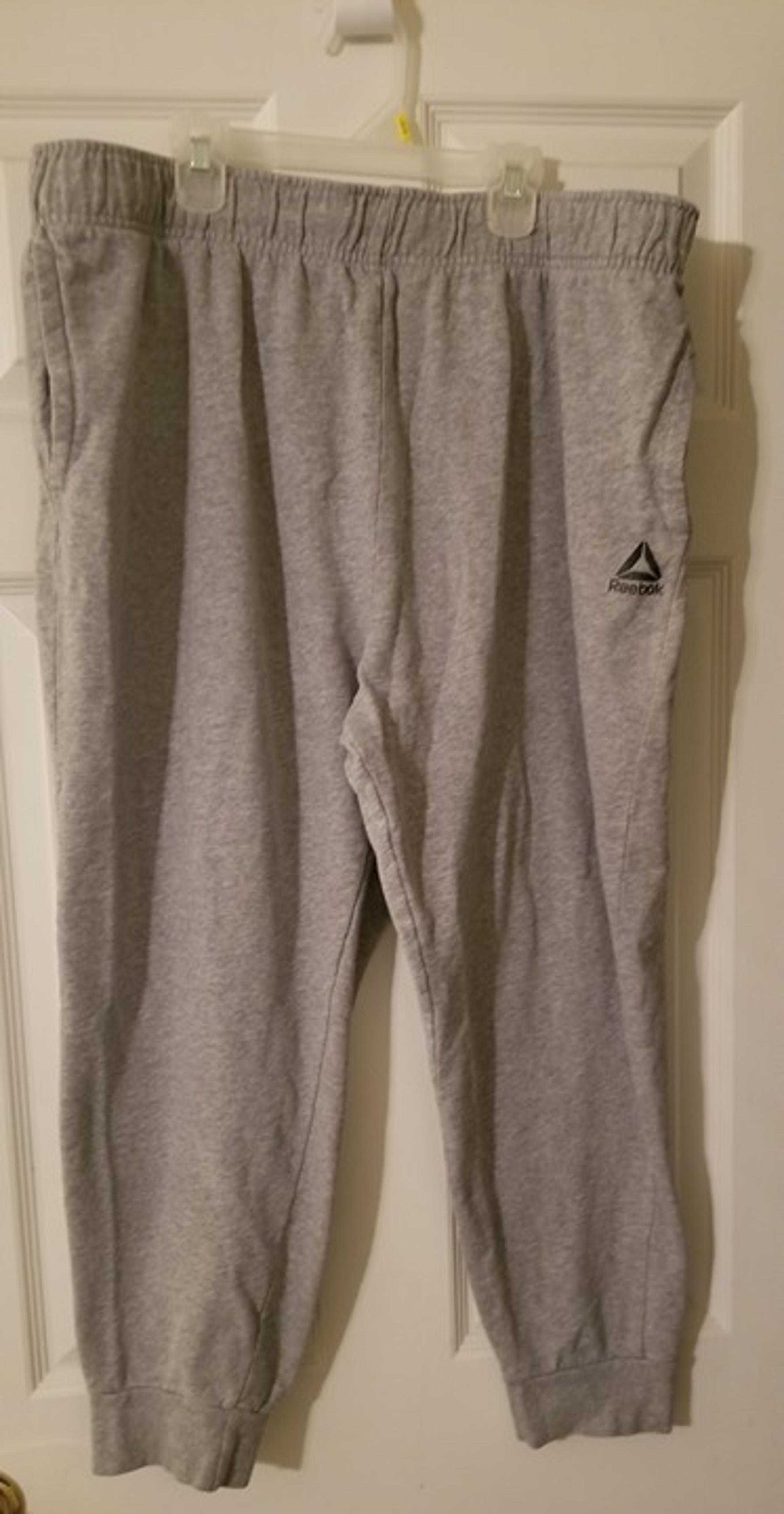Reebok Men's Gray Sweatpants - size 2XL