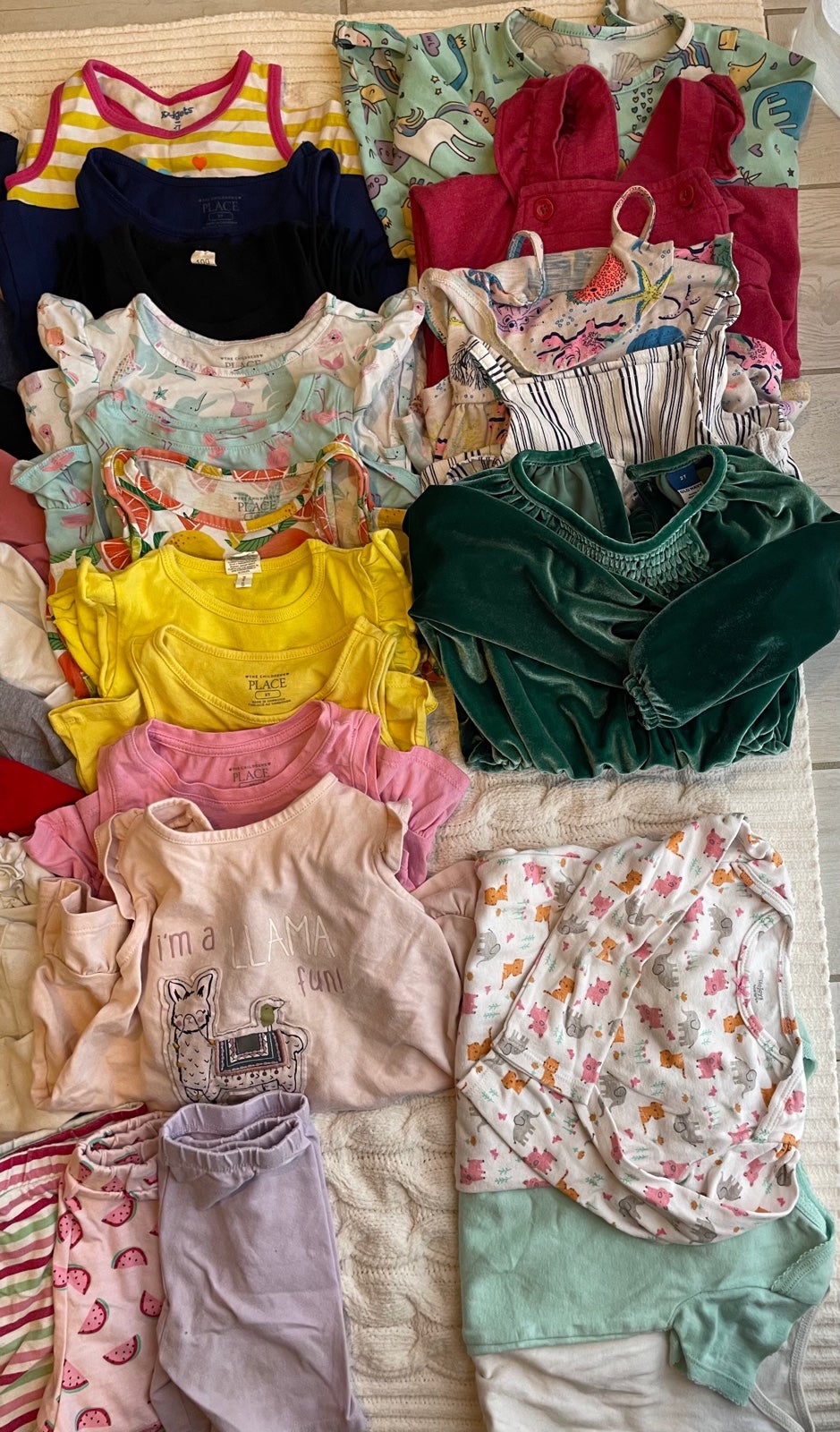 Huge shops bundle of 2T girls clothes