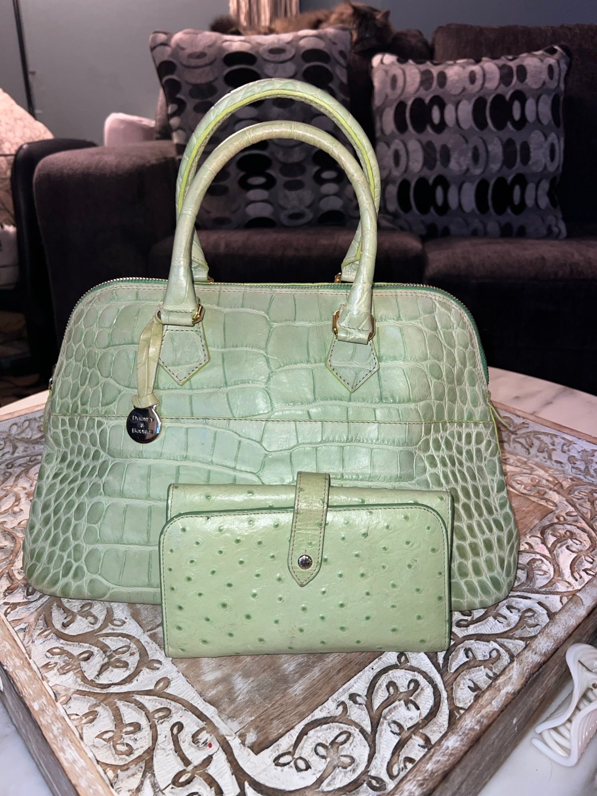 Vintage Dooney and Bourke bag and wallet