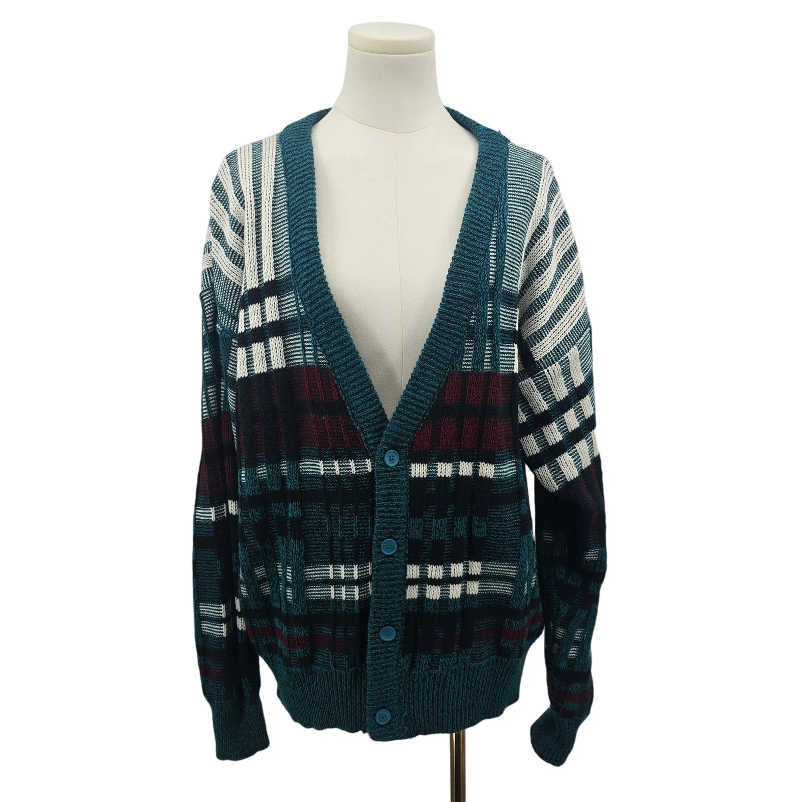 Vintage 1980's JT Beckett Multicolored Cardigan