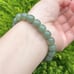 10mm barrel shape natural green jade bracelet